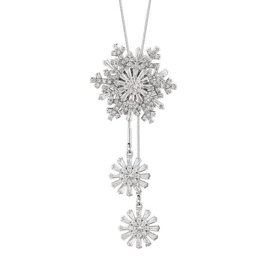 Snowflake Duo Pendant