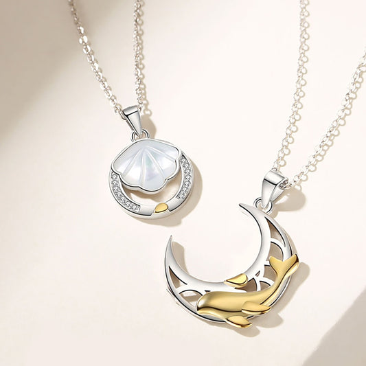 CA™ Whale And Shell Forever Necklace